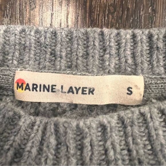 Marine Layer Light Gray Women's Sweater - Picture 2 of 11